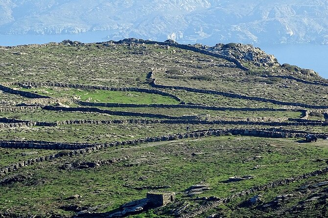 10-Day Inn-to-Inn Self-Guided Trekking Holiday Andros Trail - Cyclades - Day 2–3: Froussei Valley watermills, Agios Petros Tower, and arrival in Batsi