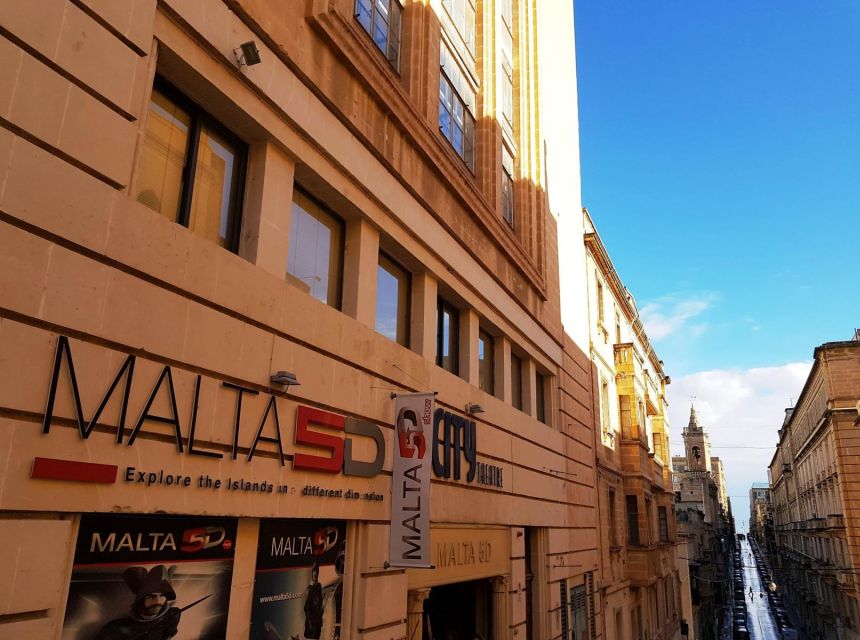20-Minute Audio-Visual Show + Optional Valletta Audio Guide - Malta 5D at a Glance: What You’re Actually Buying