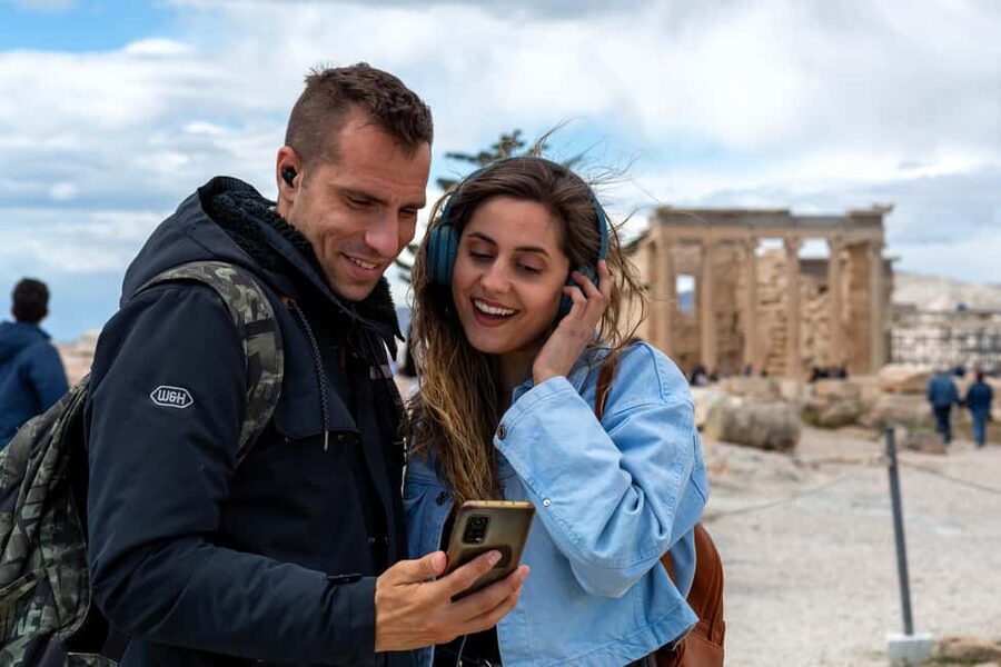 Acropolis Self-Guided Smartphone Tour w/Audio & 3D(No entry) - Languages and Audio Quality: Pick Your Best Fit