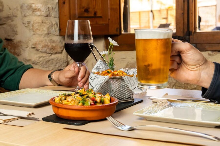 Alcudia: Self-Guided Gourmet Tapas and Wine Tour - Alcudia Old Town is perfect for a self-guided tapas crawl