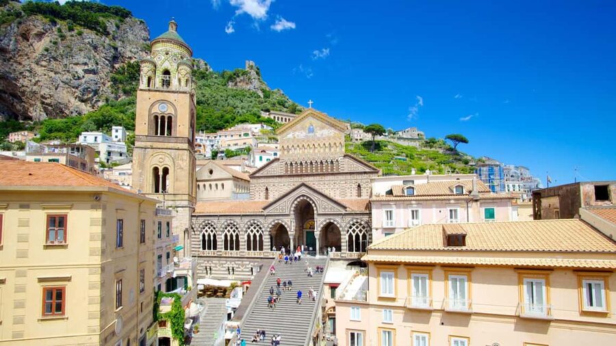 Amalfi Coast by Train & Ferry with Smart Digital Guide - Napoli Centrale check-in: tickets, water, and clear directions