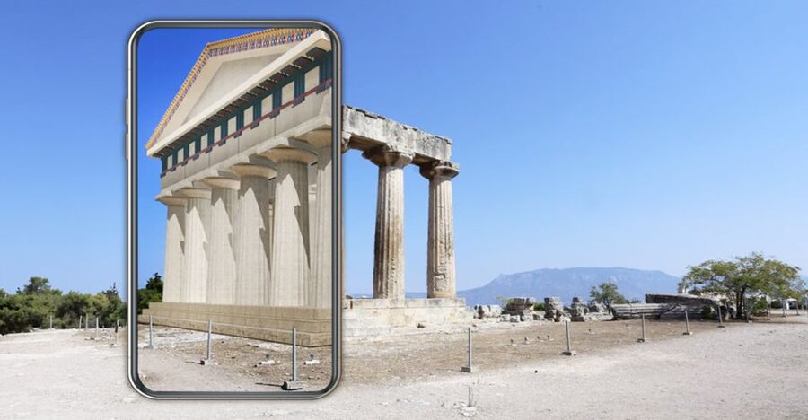 Ancient Corinth Self-Guided Tour with 3D & Audio (No Ticket) - Temple of Apollo through 3D models: what to expect on your screen