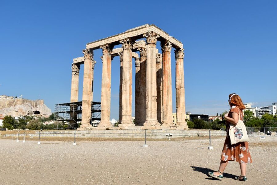 Athens: Temple of Olympian Zeus Ticket and Audio Tour - Theseus to tyrants to Rome: power always needs a story