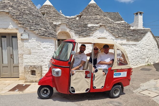 Audio Tour Alberobello with Bee Calessino/ e-Vespa /Fiat Mickey Mouse - Key points before you go
