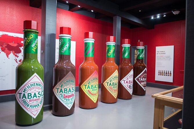 Avery Island Experience- Tabasco & Jungle Gardens Self-guided tour - Tastings, mini bottle snack, and shopping at the TABASCO Country Store