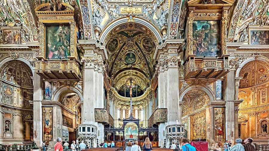 Bergamo Audioguide - TravelMate app for your smartphone - Churches that keep your attention: Cathedral, Colleoni Chapel, Santa Maria Maggiore