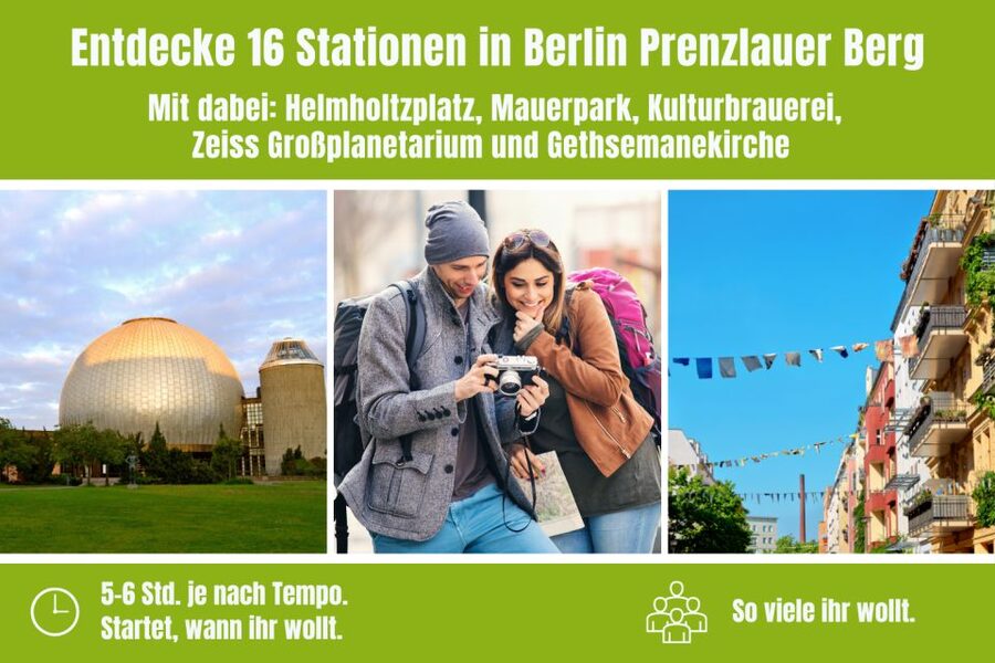 Berlin Prenzlauer Berg: Scavenger Hunt Self-Guided Tour - Gethsemane Church and Dicker Hermann: history you can pace yourself through