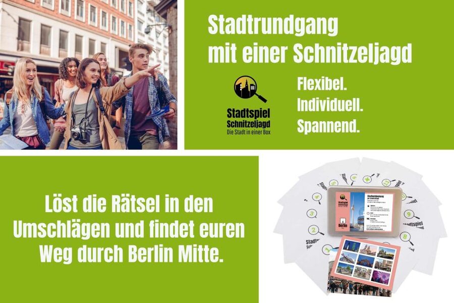Berlin: Scavenger Hunt Self-Guided Tour - TV Tower views and the first clue cluster near Rotes Rathaus