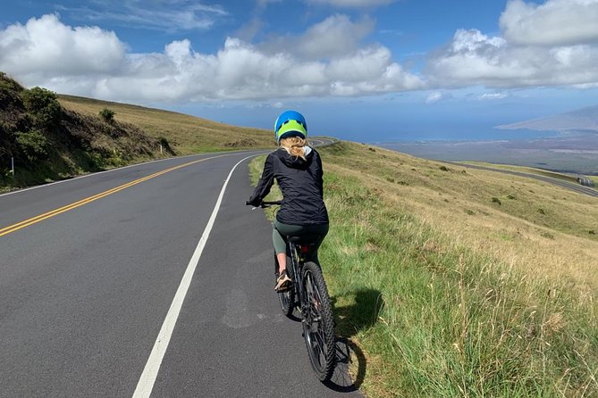 Best Haleakala Downhill Self-Guided Bike Tour with Maui Sunriders - The Kula stop: pretty views, but not a full riding-through situation