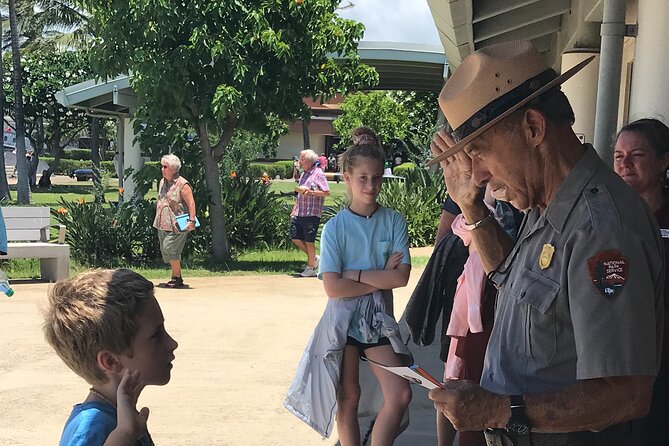 Captain's Official Pearl Harbor Self-Guided Multimedia Tour - Stop 2: USS Arizona Memorial viewing plus the separate boat ticket plan