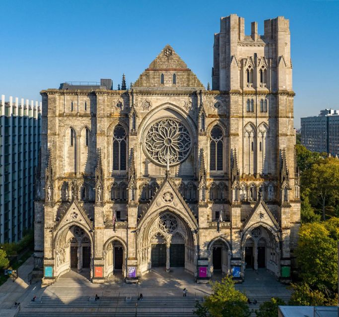 Cathedral of St. John the Divine: Self-Guided Tour - Getting in: security and the visitor center sticker