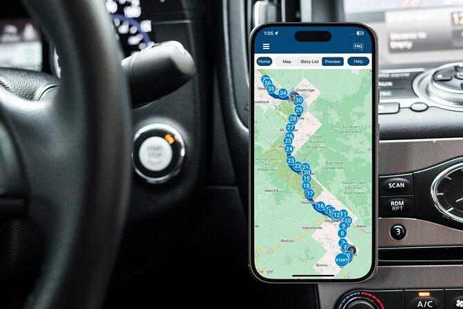 Catskills Scenic Byway Self-Guided Driving Audio Tour - Pricing that works for small groups on a 53-mile loop