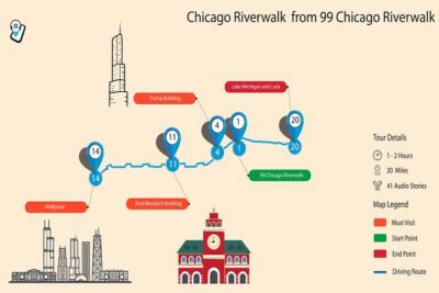Chicago Riverwalk Self-Guided Walking Tour - Merchandise Mart and McCormick Bridgehouse: commerce meets the river museum