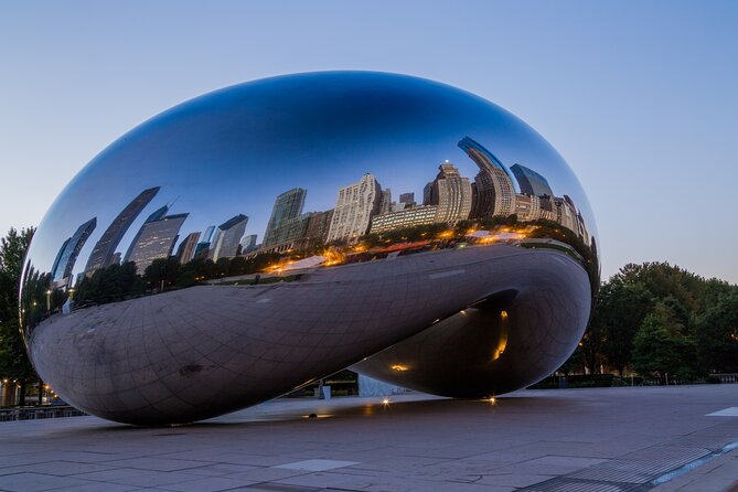 Chicago Self-Guided Audio Tour - Millennium Park and the Crown Fountain: modern design with underground brains