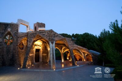 Colonia Guell & Gaudi's Crypt Admission Ticket with Audioguide - Your self-guided audioguide game plan (pick up, map, then wander)