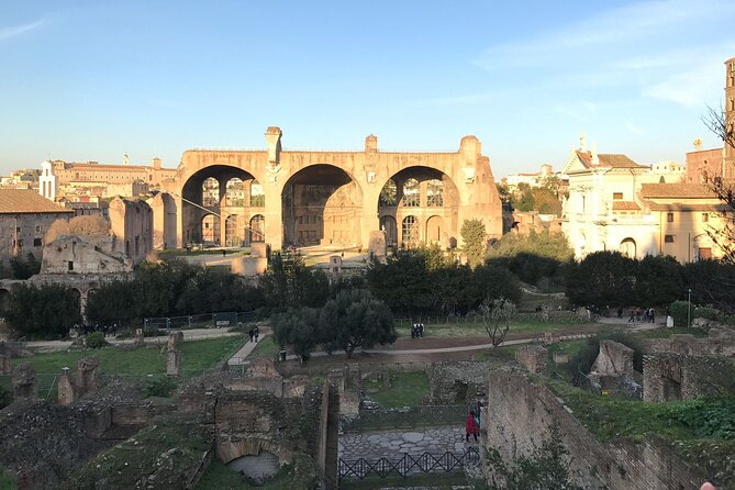Colosseum, Forum, Palatine Hill with audio guide and Arena or Bus option - Roman Forum Stop: Included Entry With a Short Window
