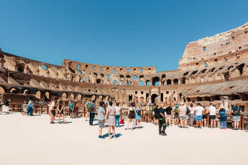 Colosseum & Roman Forum Entry with Audio Guide - Entering The Colosseum with timed entry