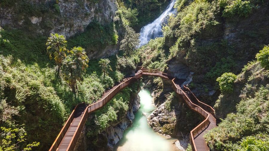 Como Lake: entry ticket Bellano Gorge and audioguide of lake - Orrido di Bellano walkways: the canyon you can experience on foot