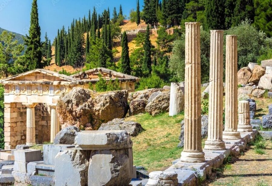 Delphi Self-Guided Tour with 3D Models & Audio (No Ticket) - Getting to the Delphi Archaeological Site (Livadia Exit Plan)