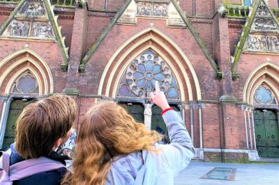 Discover Leiden with a self-guided Outside Escape city game tour! - Where you start in Leiden (Beestenmarkt) and where you finish (Burgsteeg)