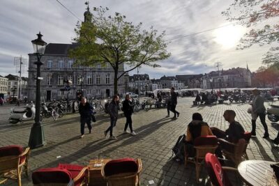 Discover Maastricht with a self-guided Outside Escape city game - De Bisschopsmolen in the Jekerkwartier: watermill views and old-city charm