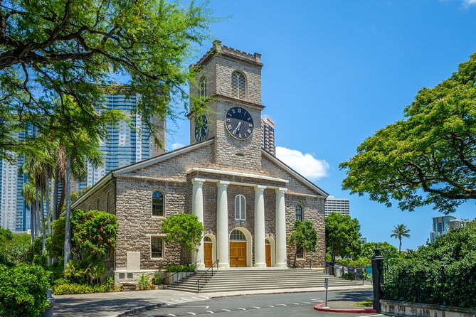 Downtown Honolulu Self Guided Walking Audio Tour - The State Capitol, then the Pearl Harbor Eternal Flame
