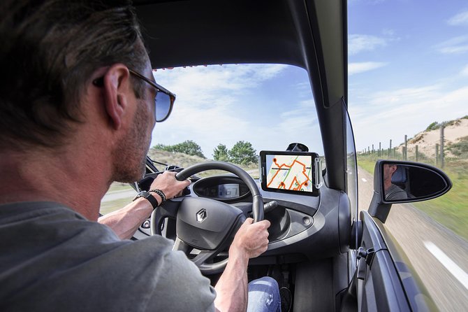 Drive it yourself electric Dune and Beach GPS audio tour - Why the Renault Twizy GPS audio format beats a typical bus trip