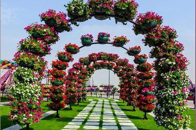 Dubai Miracle Garden Self-Guided Tour with Ticket with Transfer - The Garden Walk: What to Look For on Your Route