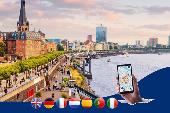 Dusseldorf: City Walk Audio Guide in 7 Languages on your Phone - The Düsseldorf Route in Plain English: From Rhine Views to the Kö