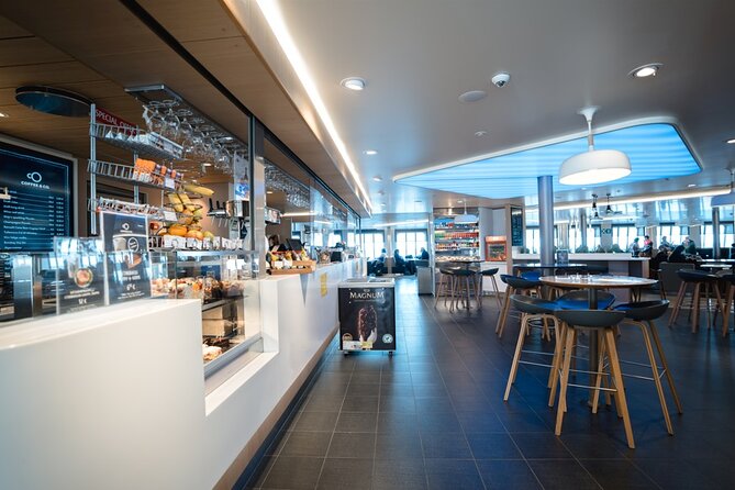 Explore Helsinki – Self-Guided Day Cruise from Tallinn - Onboard comfort on Megastar or MyStar: seating freedom and Baltic views
