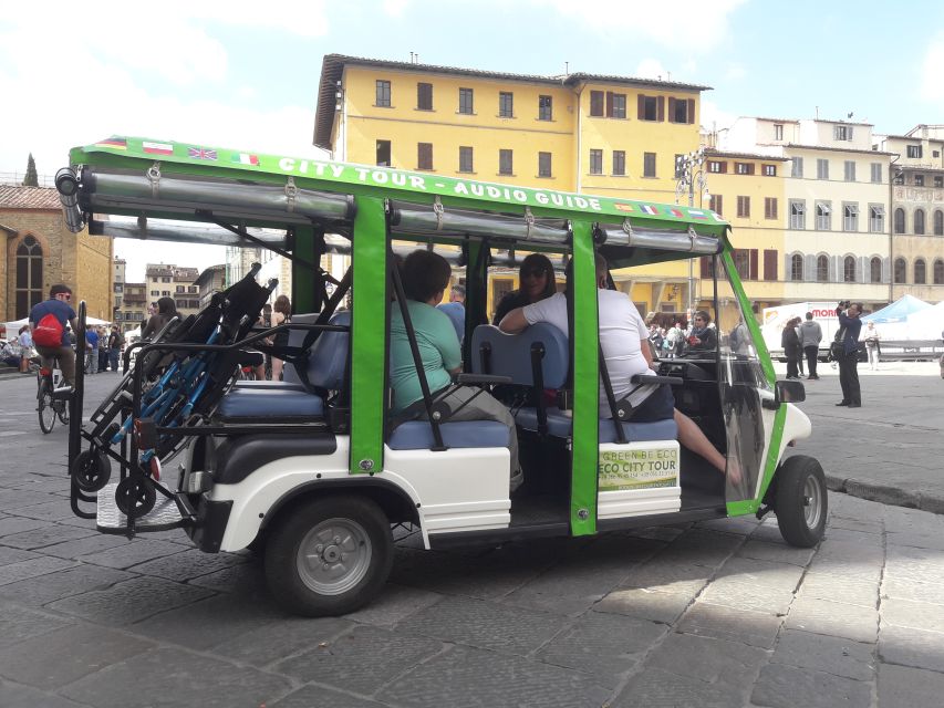 Florence: Eco-Friendly Golf Cart City Tour with Audio Guide - Oltrarno and Palazzo Pitti: seeing the Arno from street level