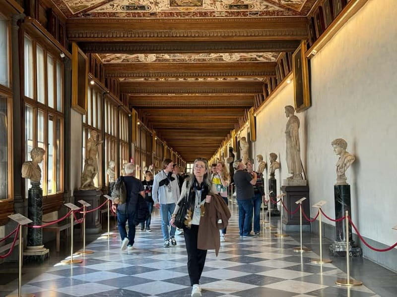 Florence: Uffizi Gallery Timed Entry Ticket & Audio Guide - Meeting Point in Plain Sight: Find Leonardo, Get Your Tickets, Then Go