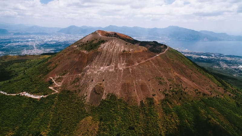From Naples_Mount Vesuvius Bus Transfer with Audioguide - The Walk Up: 25 Minutes for Gulf Views and Photo Stops
