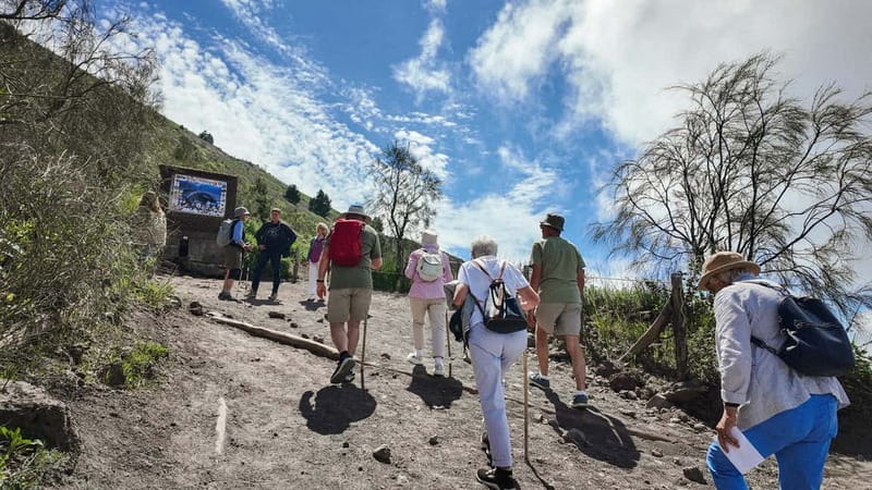 From Pompeii: Mount Vesuvius with bus, ticket and audioguide - The audio guide advantage at a real volcano