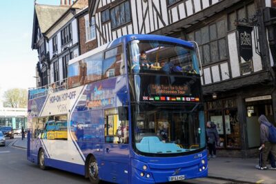 Golden Tours York Hop-on Hop-off Open Top Bus Tour with Audio Guide - Exhibition Square start: how to use the first loop for instant orientation