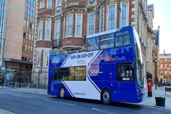 Golden Tours York Hop-on Hop-off Open Top Bus Tour with Audio Guide - Audio guide in English: what to expect and how to get the best sound