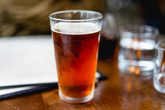 Great Taste Beer Tour by Bicycle (Self-guided) - The tasting paddle at McCashin’s Tap Room