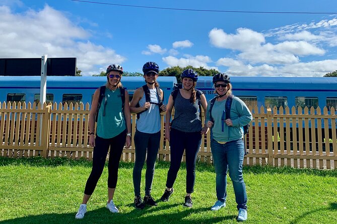 Greater Geelong & The Bellarine Self-Guided Bike Tour Wine Region - Starting at Queenscliff Station: bikes ready, route in hand