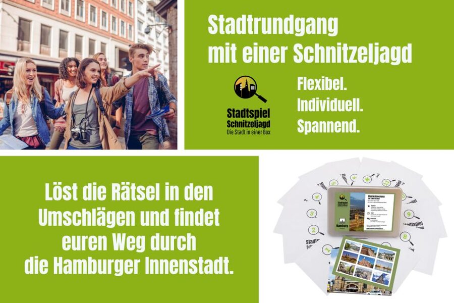 Hamburg City: Scavenger Hunt Self-Guided Tour - What you actually get at each stop: tasks, directions, and background facts
