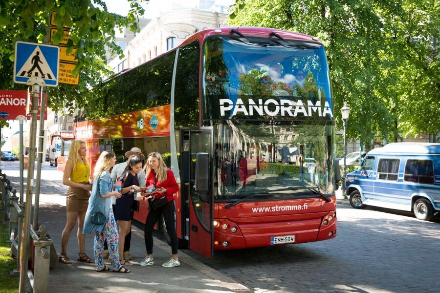 Helsinki: Bus Tour with Audio Guide - Starting at Senate Square with Stromma’s red sign
