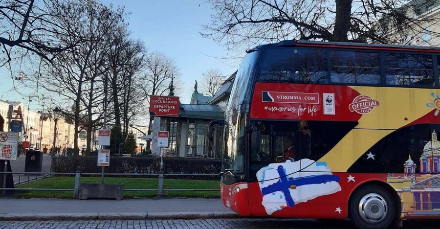 Helsinki: Bus Tour with Audio Guide - 11 languages of story, plus sound effects in your headset