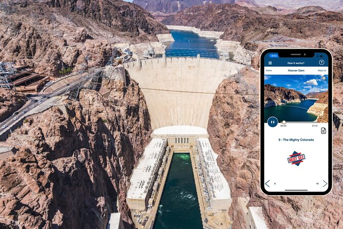 Hoover Dam Self-Guided Driving Audio Tour Guide - What You Get: Lifetime Audio Access and Offline Maps