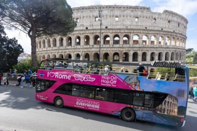 Hop-on Hop-off and Saint Mary Major with Audio Guide Option - Boarding at Via Giovanni Giolitti 32 (Near Termini) at 8:30 AM