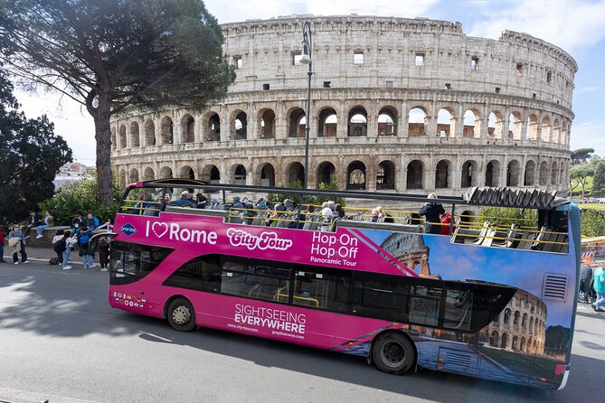Hop-on Hop-off and Saint Mary Major with Audio Guide Option - Boarding at Via Giovanni Giolitti 32 (Near Termini) at 8:30 AM