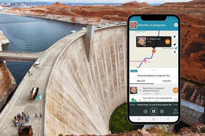 Horseshoe Bend and Lake Powell Self-Guided Tour - How the self-guided audio tour works in your car