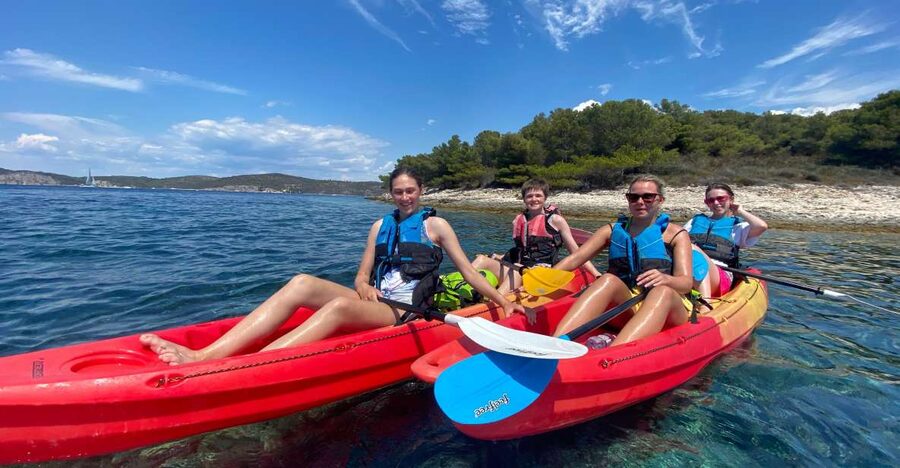 Hvar: Pakleni Islands Self-Guided Kayaking Tour - Bonj Beach in Hvar: where your kayak day starts