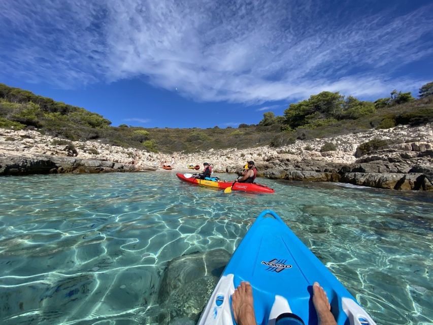 Hvar: Pakleni Islands Self-Guided Kayaking Tour - Snorkeling and beach time: what’s included and what to bring