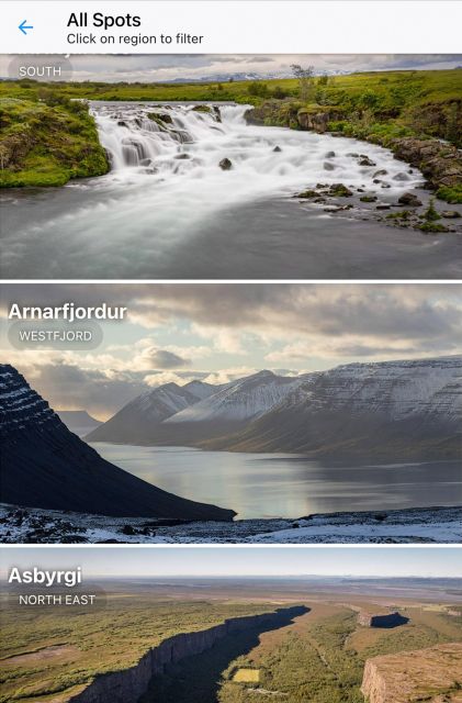 Iceland: Audioguide, Interactive map 200 spots ++ - Key points at a glance
