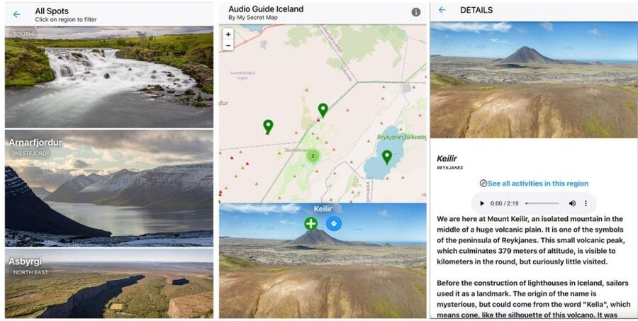 Iceland: Audioguide, Interactive map 200 spots ++ - A Year-Long Iceland Audioguide You Can Use Everywhere