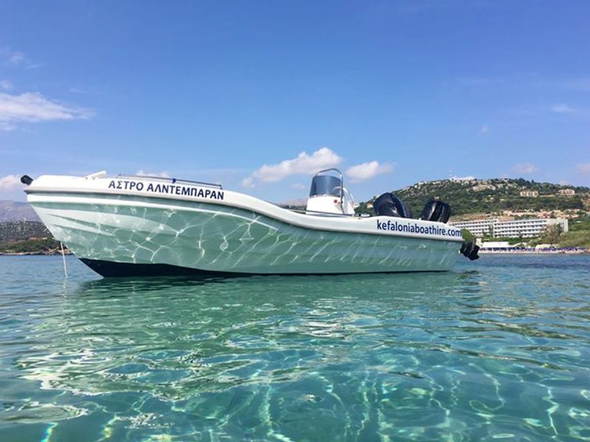 Kefalonia: Small-Boat Rental and Self-Guided Cruise - Meeting point at the Lixouri ferry: parking is the easy part